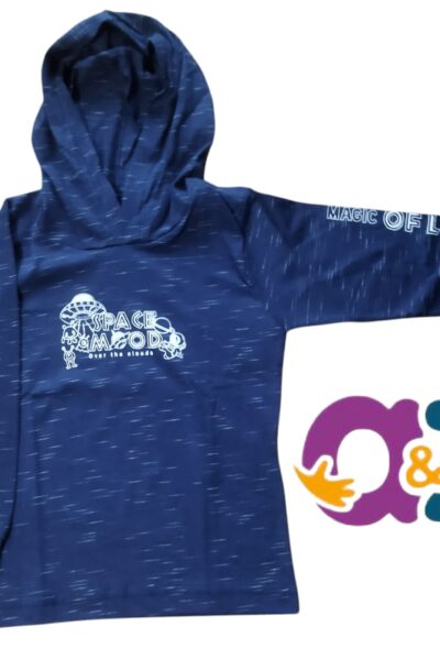CAMISETA MANGA LONGA MEIA MALHA COM CAPUZ